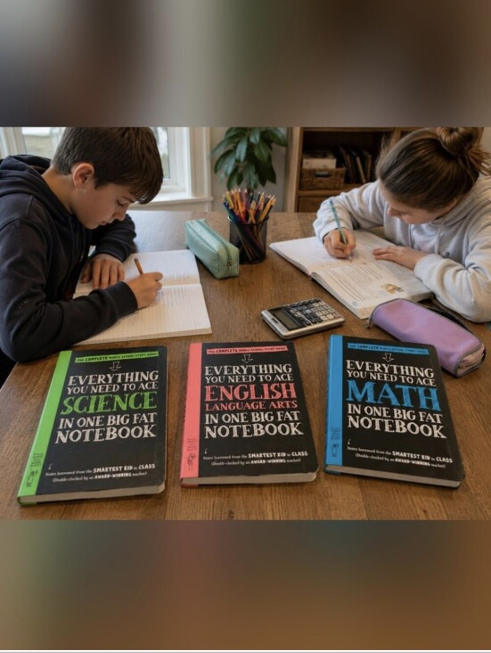 Everything You Need to Ace Math Notebook – Blue